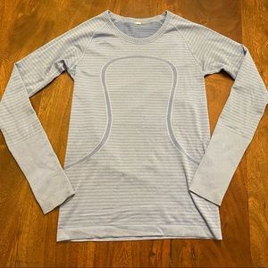 Lululemon Blue Swiftly Tech Long Sleeve Size 6